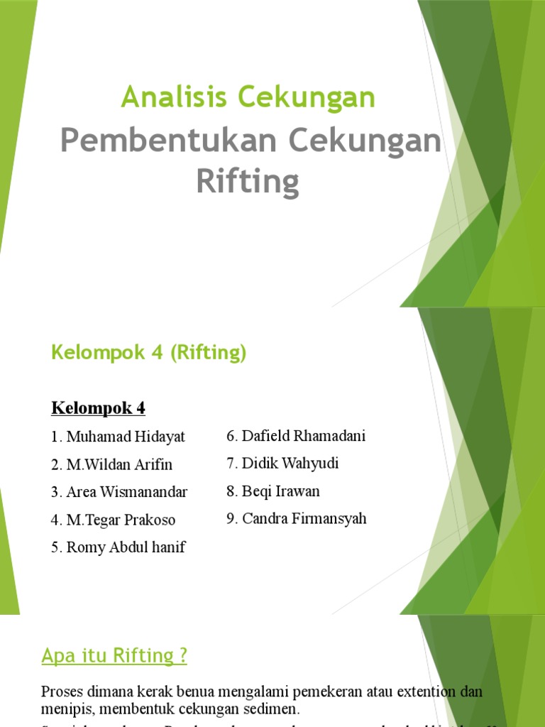 Analisis Cekungan Kelompok 4 (Rifting) | PDF | Perjalanan