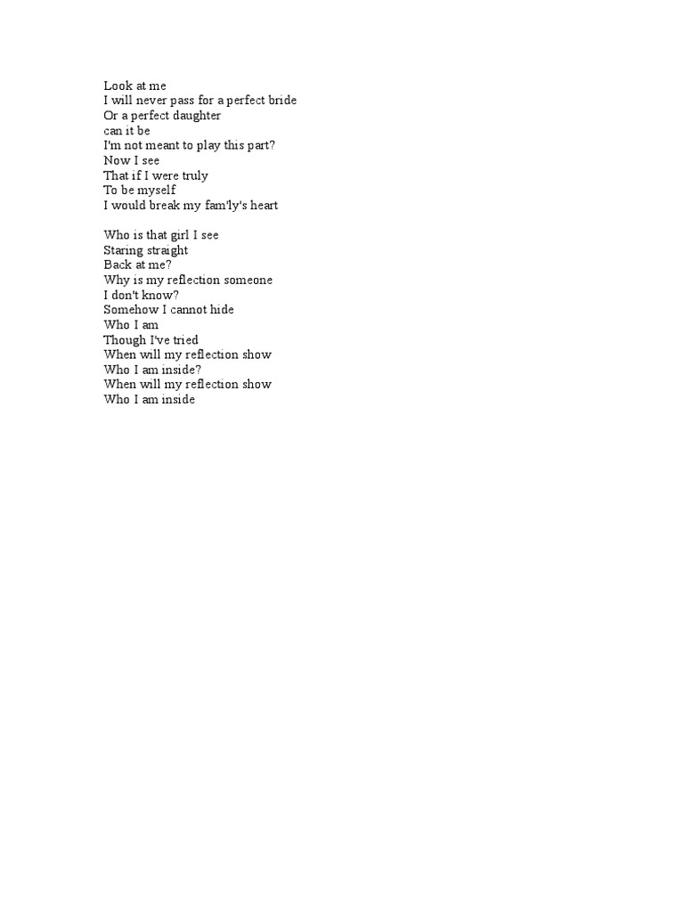 Mulan Reflection Pdf