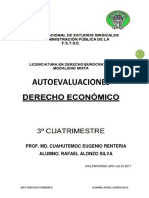 Autoevaluaciones Derecho Economico