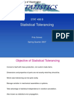 Statistical Tolerancing
