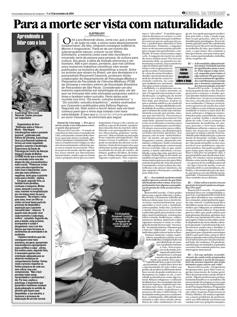 Reflexões Sobre A Vida e A Morte | PDF | Morte | Humano