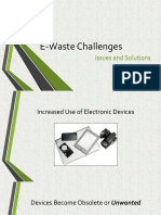 E-Waste Challenges: Issues and Solutions