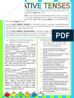 Past tense narrative guide for stories and biographies