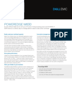 Dell PowerEdge M630 Spec Sheet