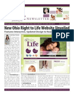 New Ohio Right To Life Website Unveiled: Ewsletter