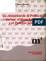 Roxin, claus - la evolucion de la politica criminal, el derecho penal y el proceso penal.pdf