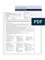 PDI Inspection Sheet RO