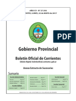 Boletín Oficial de Corrientes Nro 27.356 - Normas (22-05-2017)