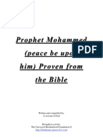 Prophet Mohammed (Pbuh) Proven From The Bible