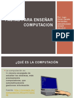 Pautas para enseñar computación