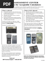 Calculators List Allowed | PDF | Calculator | Computer Engineering