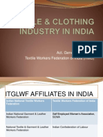 Textile Workers Federation of India (HMS) Praveen Rao Act. General Secretary
