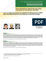 Use of Electrochemical Impedance Spectroscopy (EIS) To Monitoring The Corrosion of Reinforced Concrete