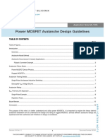 Power MOSFET Avalanche Design Guidelines