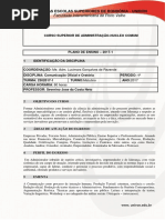 Plano de Ensino Comunicação Oficial e Oratoria