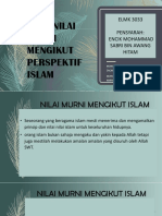 Nilai Murni Mengikut Islam