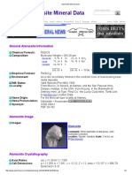 Alamosite Mineral Data1