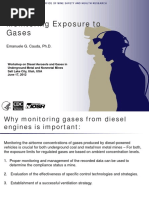 NIOSH Method 6604 for Carbon Monoxide | PDF | Carbon Monoxide | Calibration