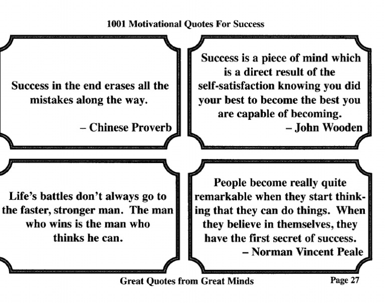1001 Motivational Quotes For Success Great Quotes From Great Minds 28 PDF PDF