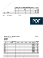 Expenses Claim Form - Office Expenses: Schreder