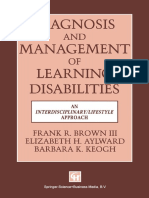 Diagnosis and Management of Learning Disabilities An Interdisciplinary Lifespan Approach