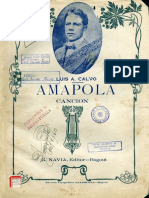 Amapola (Canción) Piano Luis A Calvo