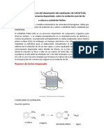 Evaluación Numérica Del Desempeño Del Catalizador de V2O5