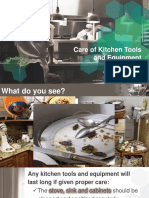 Care For Kitchen Tools and Equipment