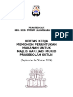 KERTAS KERJA Mohon Peruntukan