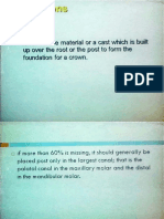 Restorative Mat Nal A Up Over The Root or TH P Foundation For A