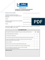 Lista de Cotejo For004 PDF