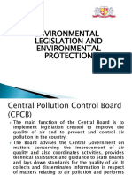 Environmental Legislation and Environmental Protection