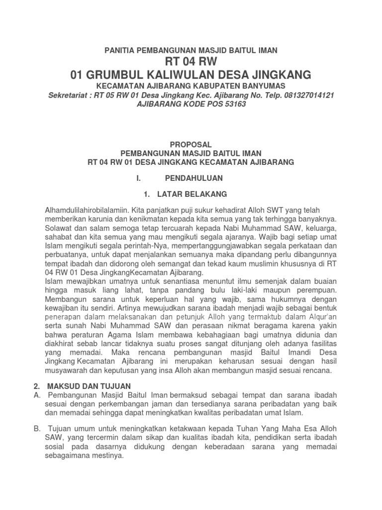 Panitia Pembangunan Masjid Baitul
