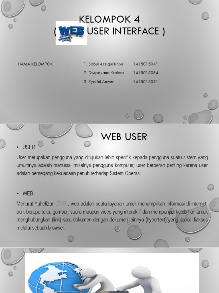 Panduan Dasar Web User Interface | PDF