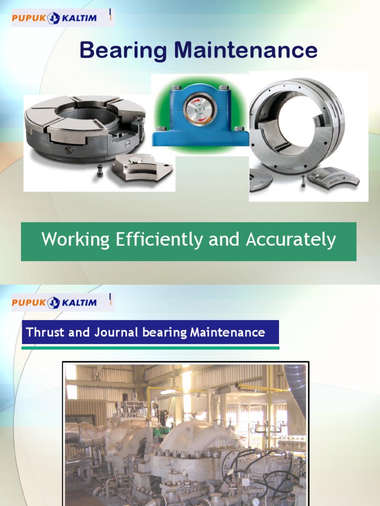Bearing Maintenance Pdf Bearing Mechanical Machines