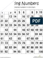 Missing Numbers PDF