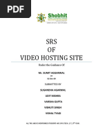 SRS of Video Hosting