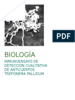 Inmunocromatografia de Sífilis