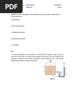 Bernoulli's Equation Fluid Dynamics Problems | PDF