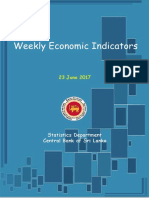 Weekl y Economi C Indi Cators: 23 June 2017