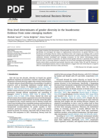 Firm-Level Determinants of Gender Diversity in The Boardrooms - Evidence From Some Emerging Markets