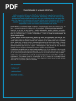 Día 7 Transformado en Mi Salud Espiritual