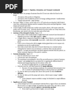 Lecture 05: Chapter 3 - Digestion, Absorption, and Transport (Continued)