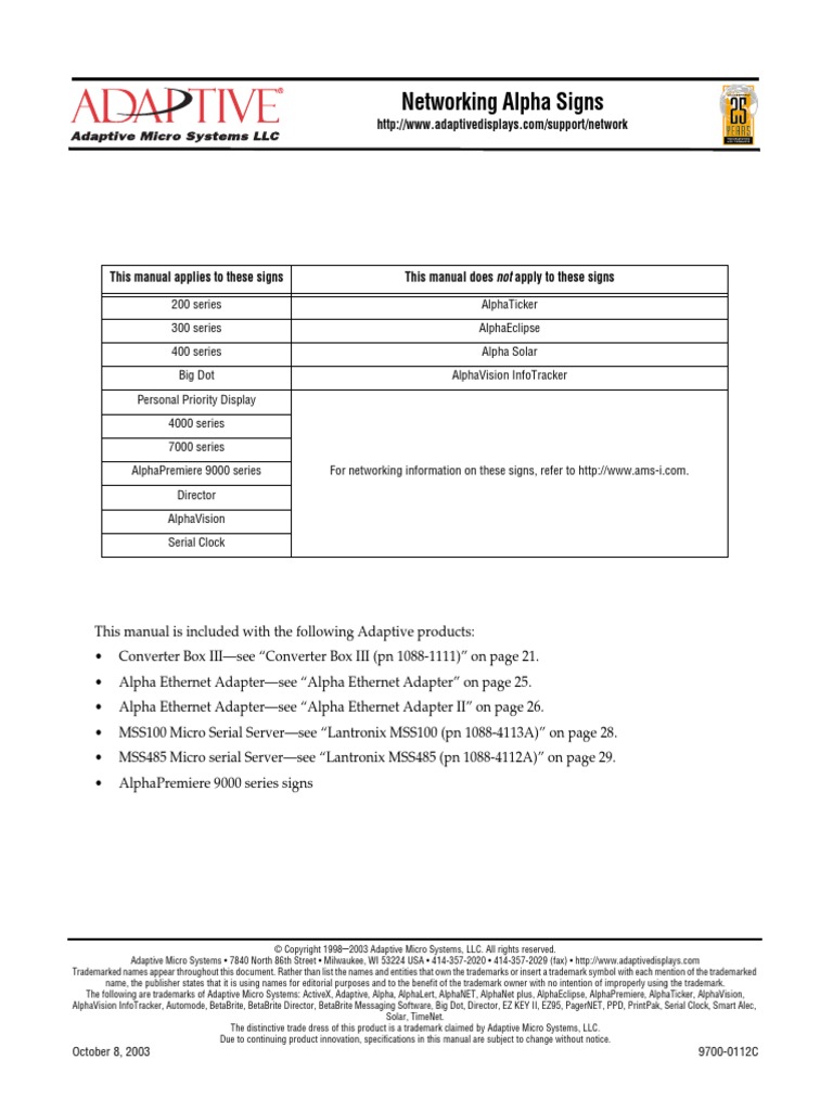 M Networking Alpha Signs | PDF | Ip Address | Computer Network