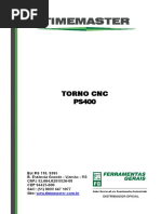 Manual Do Torno- Projeto