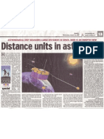 Units of Distance in Astronomy