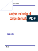 Analysis and Design of Composite Structures: Class Notes