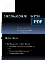 Cardiovascular System: Department of Biochemistry. Faculty of Medicine, UNHAS Rosdiana Natzir