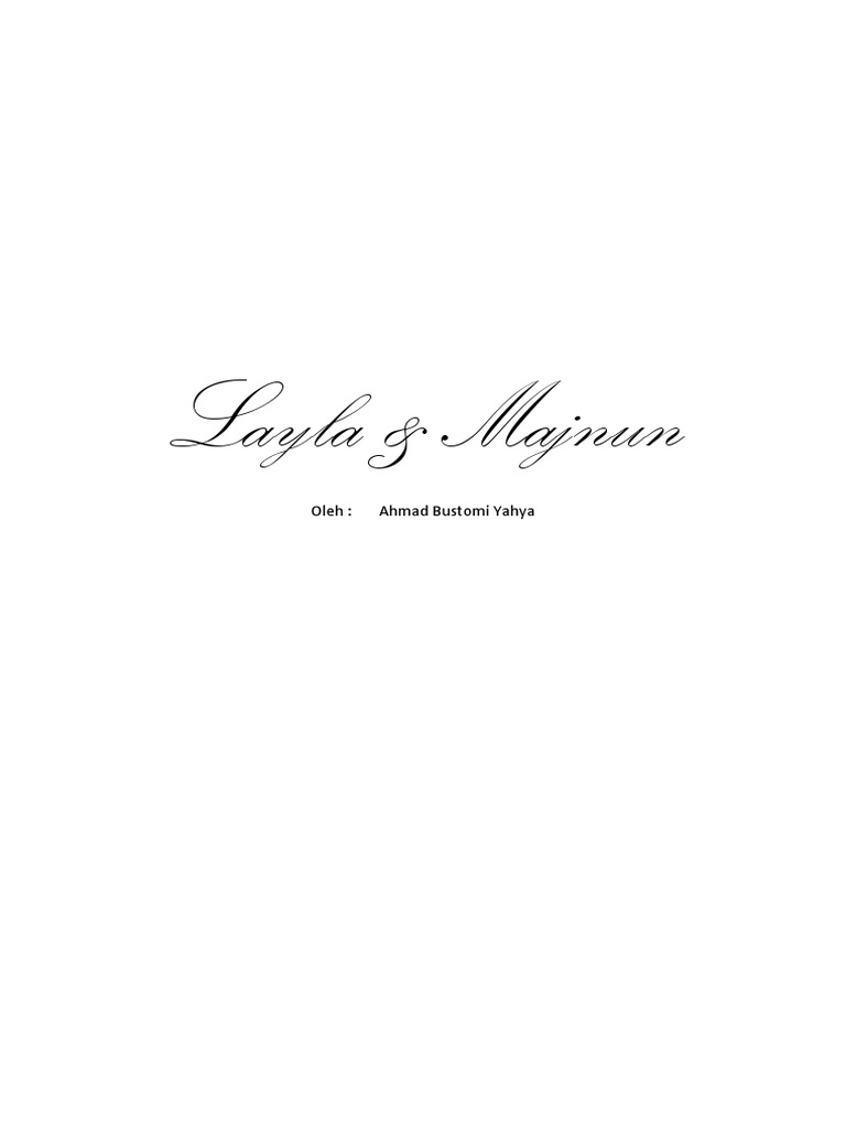 Laila Majnun