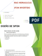 Obras Hidraulicas - Sifon Invertido